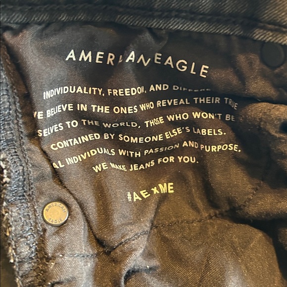 AMERICAN EAGLE 🦅Women’s Black Flare Leg Jeans - Picture 11 of 12